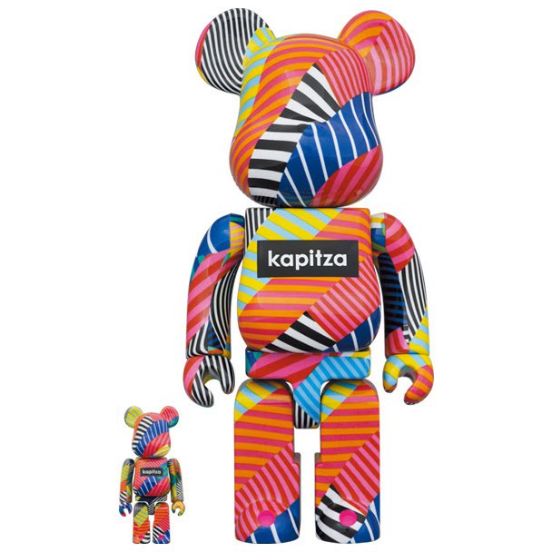 400% & 100% Bearbrick Set - Lollipop by Kapitza