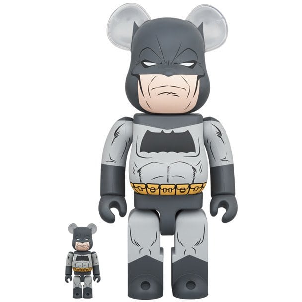 400% & 100% Bearbrick set - Batman (The Dark Knight Rises)
