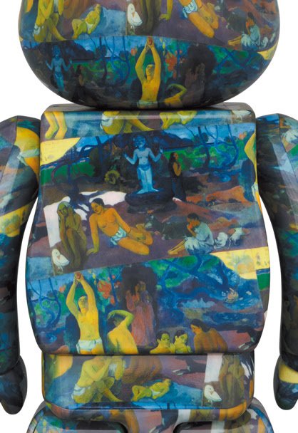 400% & 100% Bearbrick Set - Where Do We Come From? (Paul Gauguin)