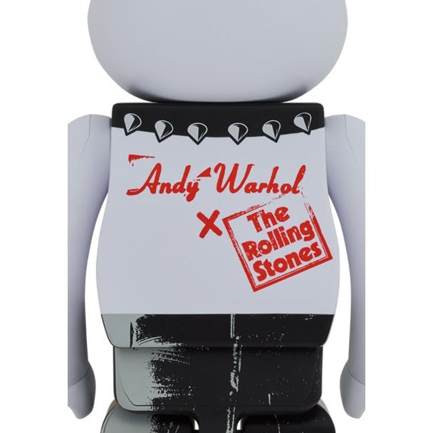 1000% Bearbrick - The Rolling Stones (Sticky Fingers - White)