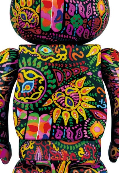 1000% Bearbrick - Psychedelic Paisley Amplifier